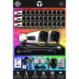 TURKNO 32 Kameralı Navie 32 Dış Kamera Set 2 TB HDD Full HD Renkli Gece Görüşlü Güvenlik Kamerası Sistemi