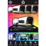 TURKNO 4 Kameralı Navie 4 Dış Kamera Set 2 TB HDD Full HD Renkli Gece Görüşlü Güvenlik Kamerası Sistemi