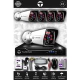 TURKNO 5 Kameralı Karia 5 Dış Kamera Set 250 GB HDD Full HD Gece Görüşlü Güvenlik Kamerası Sistemi