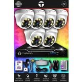 TURKNO 6 Kameralı Domie 6 İç Kamera Set 250 GB HDD Full HD Renkli Gece Görüşlü Güvenlik Kamerası Sistemi