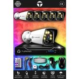 TURKNO 6 Kameralı Karie 6 Dış Kamera Set HDD'siz Full HD Renkli Gece Görüşlü Güvenlik Kamerası Sistemi