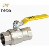 Türkoğlu Küresel Doğalgaz Vanası Standart - Ts En 331 - DN20 3/4" - 1 Adet - Sarı
