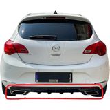 Türkset Opel Astra J Egzoz Görünümlü Difüzör (Plastik) (( Parlak Siyah ))