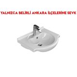 Turkuaz 066000-U 55x47 cm Cerastyle Nil Etajerli Lavabo