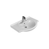Turkuaz 066400-U 75x50 cm Cerastyle Nil Etajerli Lavabo