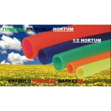 Turkuaz 1/2 Bahçe Hortumu Silikonlu Bahçe Hortumu 1 Metre