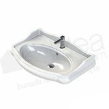 Turkuaz 1837 Serisi Etajerli 80 cm Lavabo