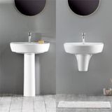 Turkuaz Bella Banyo Lavabo 40X50 Cm (Bella Uzun Ayaklı)