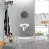 Turkuaz Bella Banyo Lavabo 40X50 Cm (Bella Yarım Ayaklı)