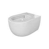 Turkuaz Bella Vortex 52 cm Asma Klozet + Bella Slim Yavaş Kapanan Çek-Çıkar PP Kapak - Parlak Beyaz