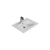 Turkuaz Blue Etajer Uyumlu Lavabo 60x47 Beyaz