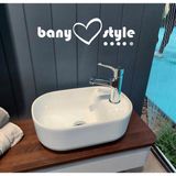 Turkuaz Cerastyle Aqua 42 cm Mini Lavabo Tezgah Üstü Çanak Lavabo