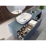 Turkuaz Cerastyle Aqua 60 cm Beyaz Tezgah Üstü Lavabo Seramik Özellikli Modern Tasarım
