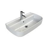 Turkuaz Cerastyle Aqua Tezgâh Üstü Çanak Beyaz Lavabo 75X40 Cm 078700-U