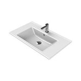 Turkuaz Cerastyle Arte 65 Cm Etejer Uyumlu Lavabo Beyaz