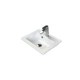 Turkuaz Cerastyle Arte Plus Etajer Uyumlu Lavabo 45*36 Cm
