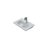 Turkuaz Cerastyle Arte Plus Etajer Uyumlu Lavabo 55*36 cm - Beyaz