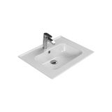 Turkuaz Cerastyle Blue Etajer Uyumlu Beyaz Lavabo 60X45 Cm 042000-U
