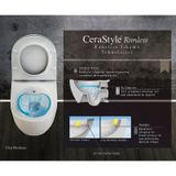 Turkuaz Cerastyle City Rimless Kanalsız Asma Klozet + Kapak
