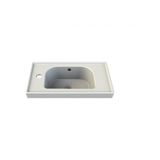 Turkuaz Cerastyle Frame Etajer Uyumlu Lavabo 50X28Cm Soldan Delik