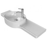 Turkuaz Cerastyle Harmony Etajerli Lavabo 100X37,5 Cm (Soldan Hazneli)