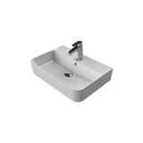 Turkuaz Cerastyle Hera Tezgah Üstü Lavabo 60X42 Cm (Duvara Sıfır)