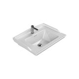 Turkuaz Cerastyle Kapadokya Etajer Uyumlu Beyaz Lavabo 65X48 Cm 036100-U