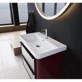 Turkuaz Cerastyle Luna 80*46 Cm Etajerli Damlalıklı Lavabo
