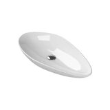 Turkuaz Cerastyle Olive Tezgâh Üstü Batarya Deliksiz Beyaz Lavabo 75X38 Cm 71300
