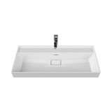 Turkuaz Cerastyle Sharp 100 cm Etajerli Lavabo