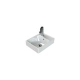 Turkuaz Cerastyle Sharp Etajer Uyumlu Damlalıklı Lavabo 40X30 Cm