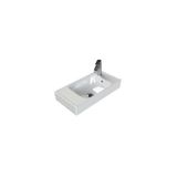 Turkuaz Cerastyle Sharp Etajer Uyumlu Damlalıklı Lavabo 60X30 Cm