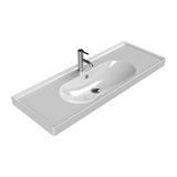Turkuaz Ceratyle Arya Etajer Uyumlu Damlalikli Lavabo 120*45 Cm