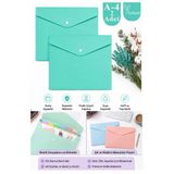 Turkuaz Çıtçıtlı Dosya Pastel Renk A4 2 Adet Dosy Plastik Renkli Zarf Dosya Çıt Çıtlı Dosya Ödev Evrak Belge
