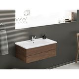 Turkuaz Etajerli Lavabo, Arte, 85 x 45 cm
