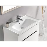 Turkuaz Frame Etajer Uyumlu Lavabo 60 X 45 Cm Beyaz