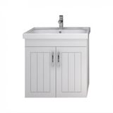 Turkuaz Frame Etajerli Lavabo 60*45 cm ve Lotus 60 Banyo Dolabı