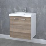 Turkuaz Frame Etajerli Lavabo 60*45 cm ve Terra Banyo Dolabı