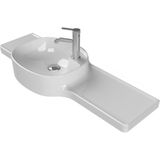 Turkuaz Harmony Etajerli Lavabo 100*37,5 cm - 100x37,5 - Beyaz