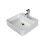 Turkuaz Hera Tezgahüstü Lavabo 48X48 Cm