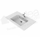 Turkuaz Ibiza Etajerli 81 cm Lavabo
