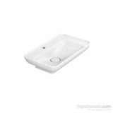 Turkuaz Lal Tezgah Üstü 70 cm Lavabo