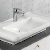 Turkuaz Lal Tezgahüstü Lavabo 80X42 Cm
