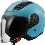 Turkuaz Ls2 Aırflow 2 Kask Mikrometrik Çene Bağlantısı ile Scooter Kullanıcıları için Tasarlandı