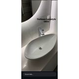 Turkuaz Olive 75 cm Tezgah Üstü Çanak Lavabo