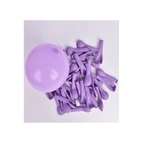 turkuaz parti 10'lu Makaron Lila Küçük Balon 5"