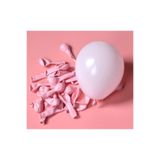 turkuaz parti 10'lu Makaron Pembe Küçük Balon 5"