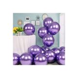 turkuaz parti 10'lu Metalik Mor Balon