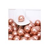 turkuaz parti 10'lu Rose Gold Krom Balon