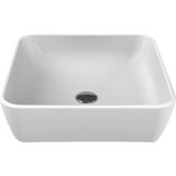 Turkuaz Seramik 46x46 cm Tezgah Üstü Çanak Kare Model Turkuaz One Lavabo